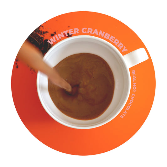 Winter Cranberry Drinking Chocolate