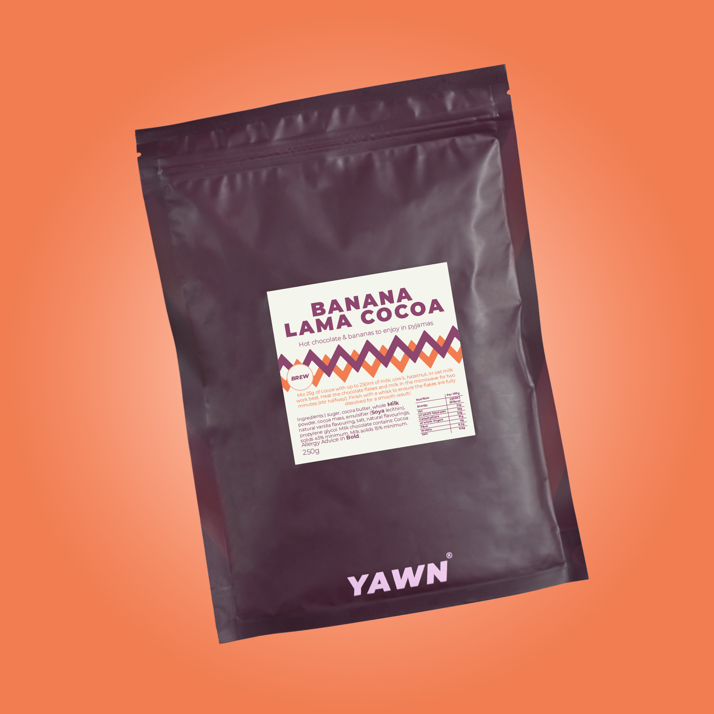 Banana & Vanilla Drinking Chocolate