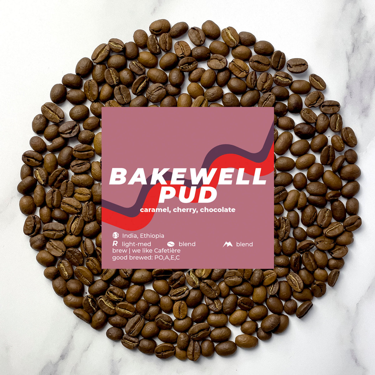 'Coffee of the Month' Bakewell Pudding Coffee