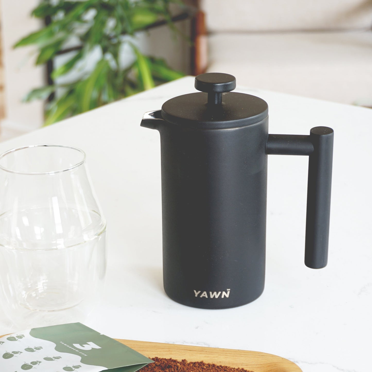 Yawn French Press | Matt Black